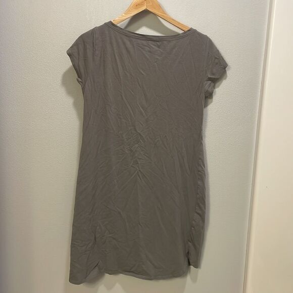 Eileen Fisher woman’s grey short sleeve dress - Picture 5 of 9